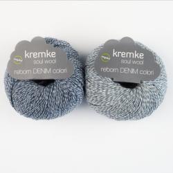 Kremke Soul Wool Reborn Denim Colori