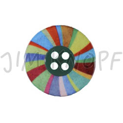 Jim Knopf Plastic button colorful wheel Bunt