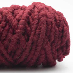Kremke Soul Wool Rugby Rug Wool dyed Weinrot