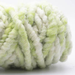 Kremke Soul Wool Rugby Rug Wool dyed Kräftiggrün-Natur