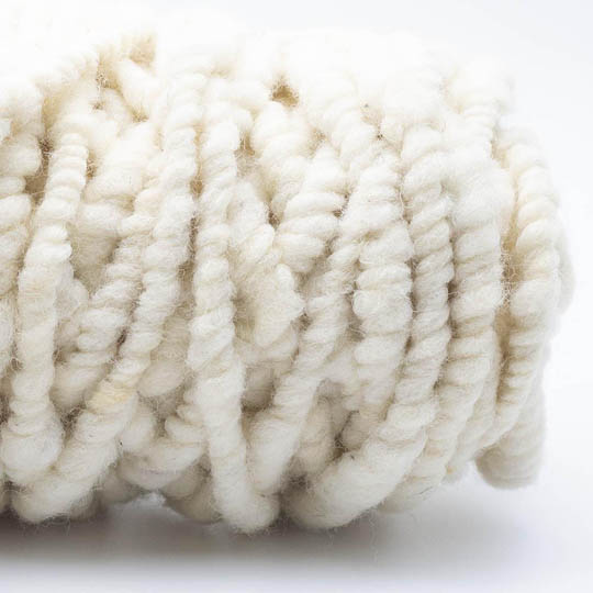 Kremke Soul Wool Rugby Rug Wool GOTS undyed Naturweiß ungefärbt
