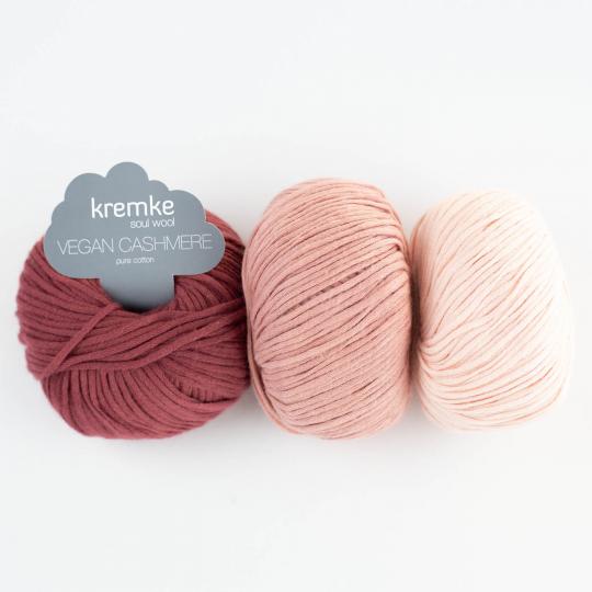 Kremke Soul Wool Vegan Cashmere - pure Cotton Snow white